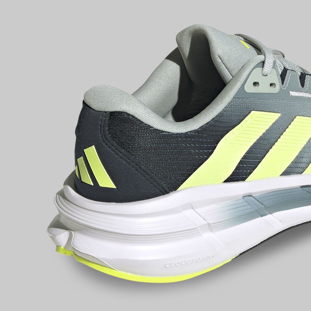 Tenis de Running ADIDAS Gris con Verde Neón JQ5085 | Champ10ns