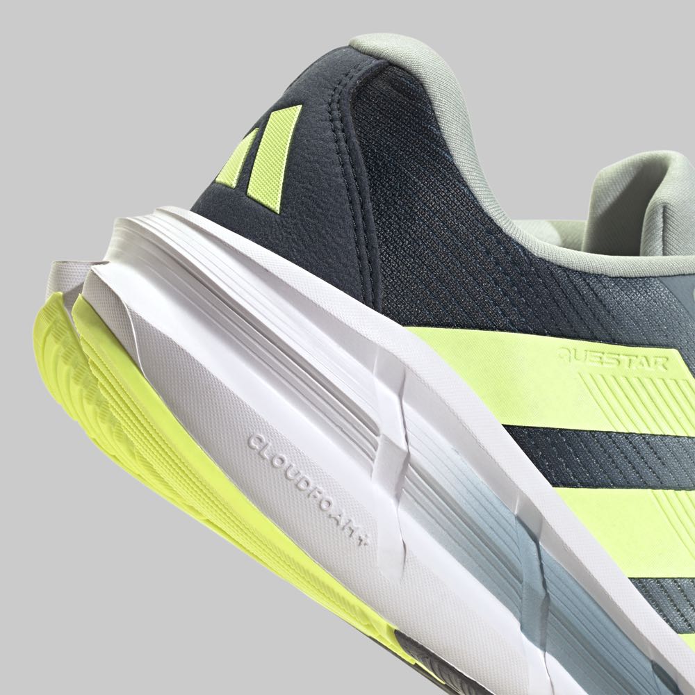 Tenis de Running ADIDAS Gris con Verde Neón JQ5085 | Champ10ns