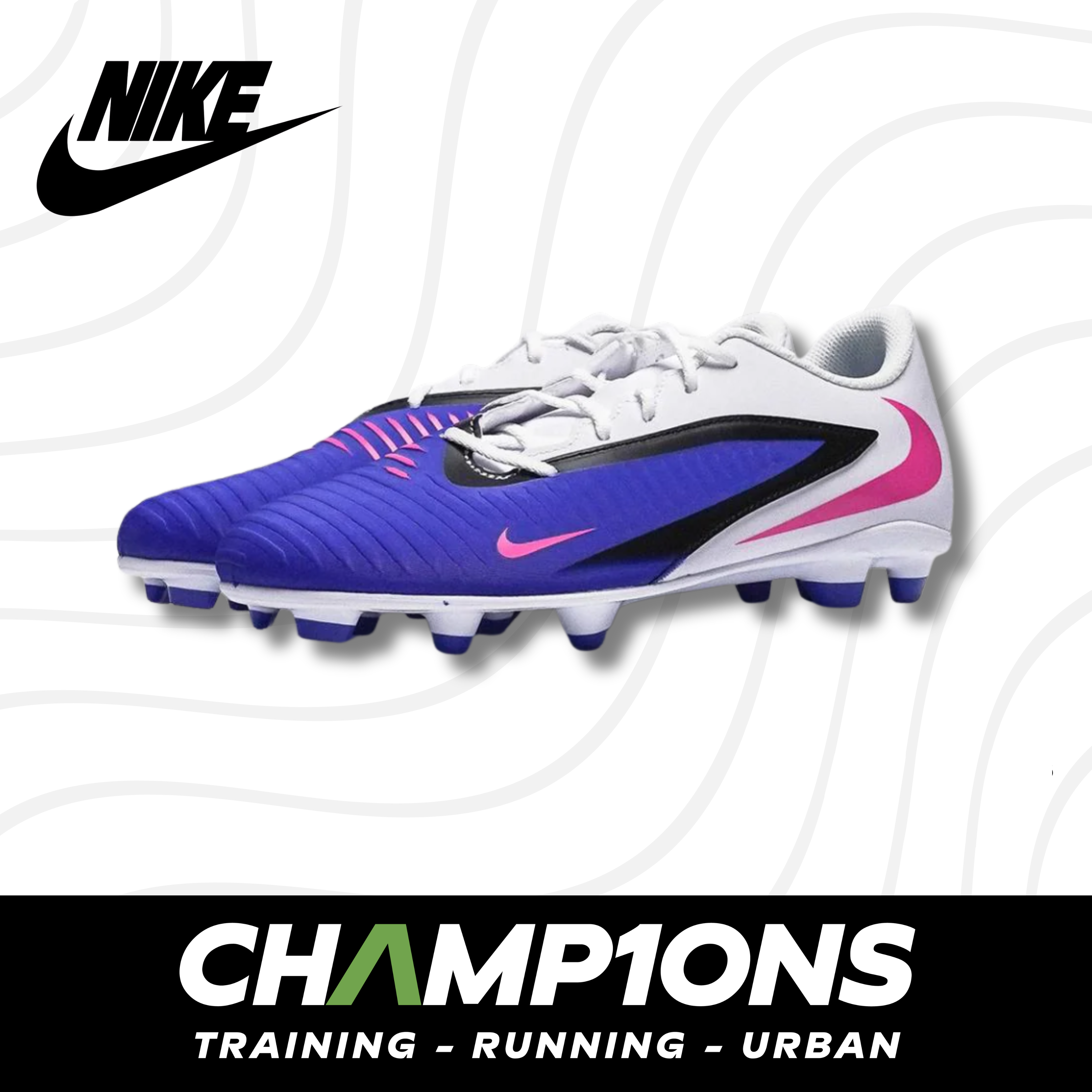 Tenis de Fútbol Nike Azul y Blanco HM8933446 | Champ10ns