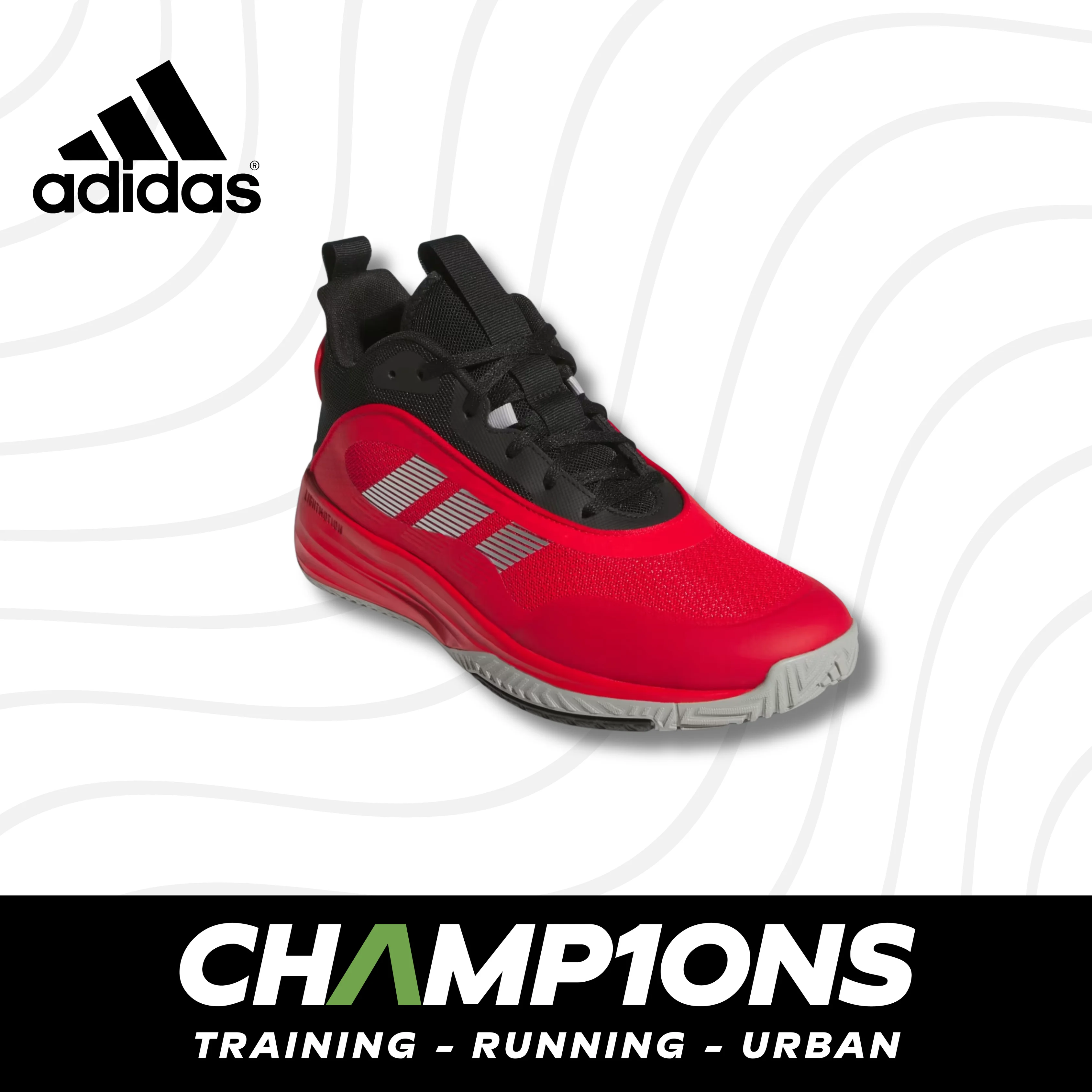 Tenis de Básquetbol ADIDAS Rojo con Negro JS2169 | Champ10ns