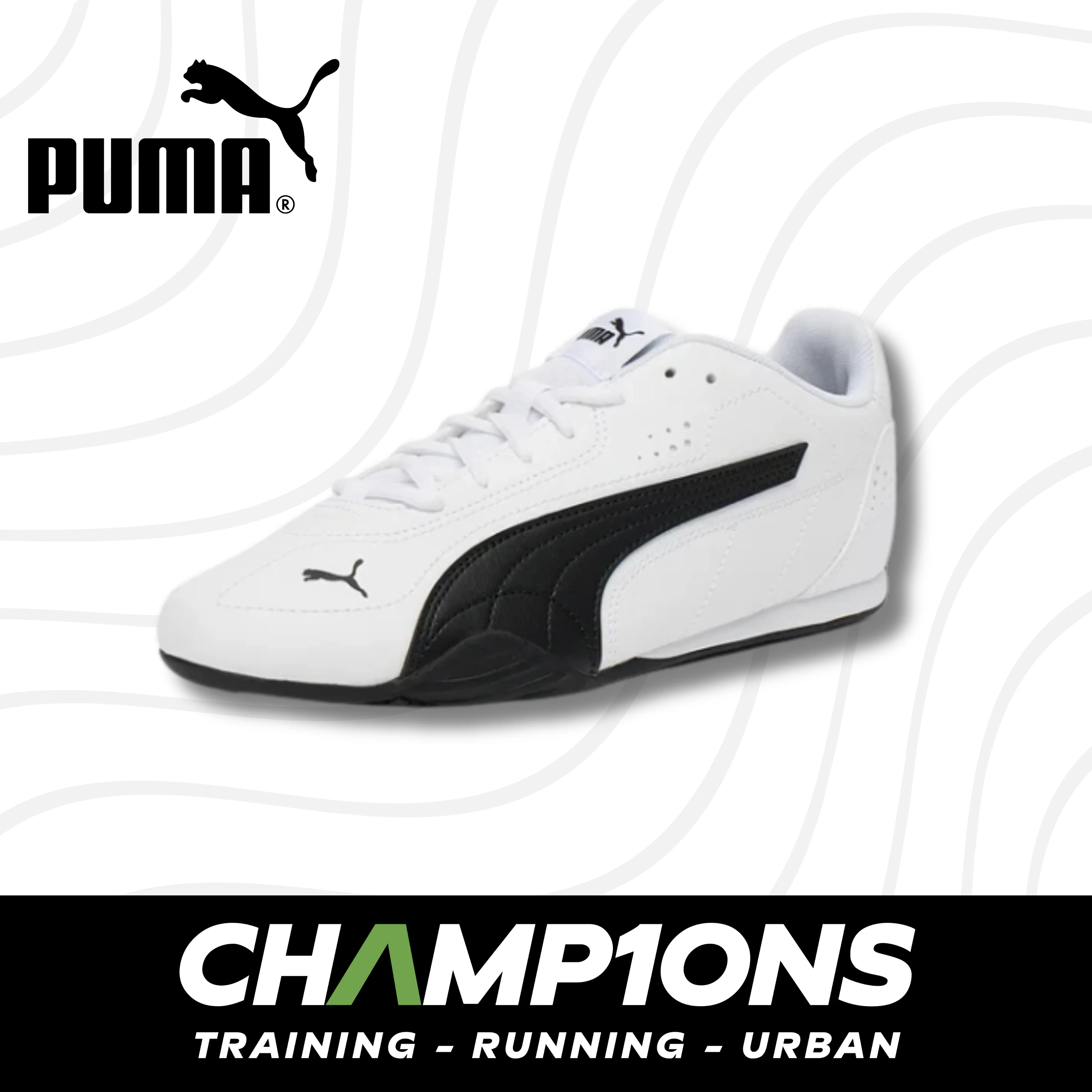Tenis Urbanos PUMA Blanco con Negro 40267901 | Champ10ns