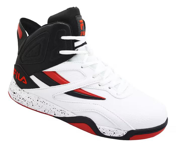 FILA BASKET CABALLERO BLANCO / NEGRO/ ROJO | Mod. 1BM0182711