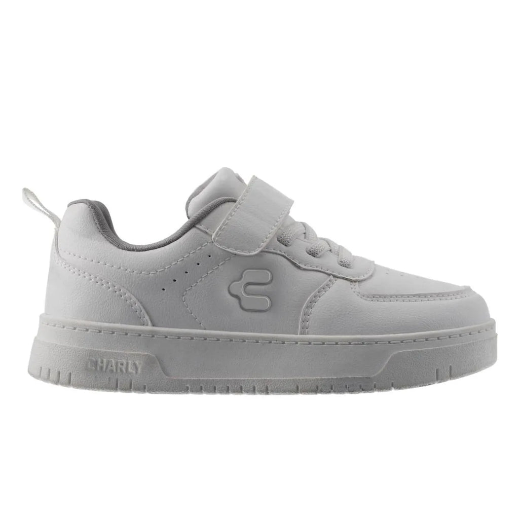 Tenis Charly Urbano Casual Blanco Gris Niño 1065383 | Champ10ons