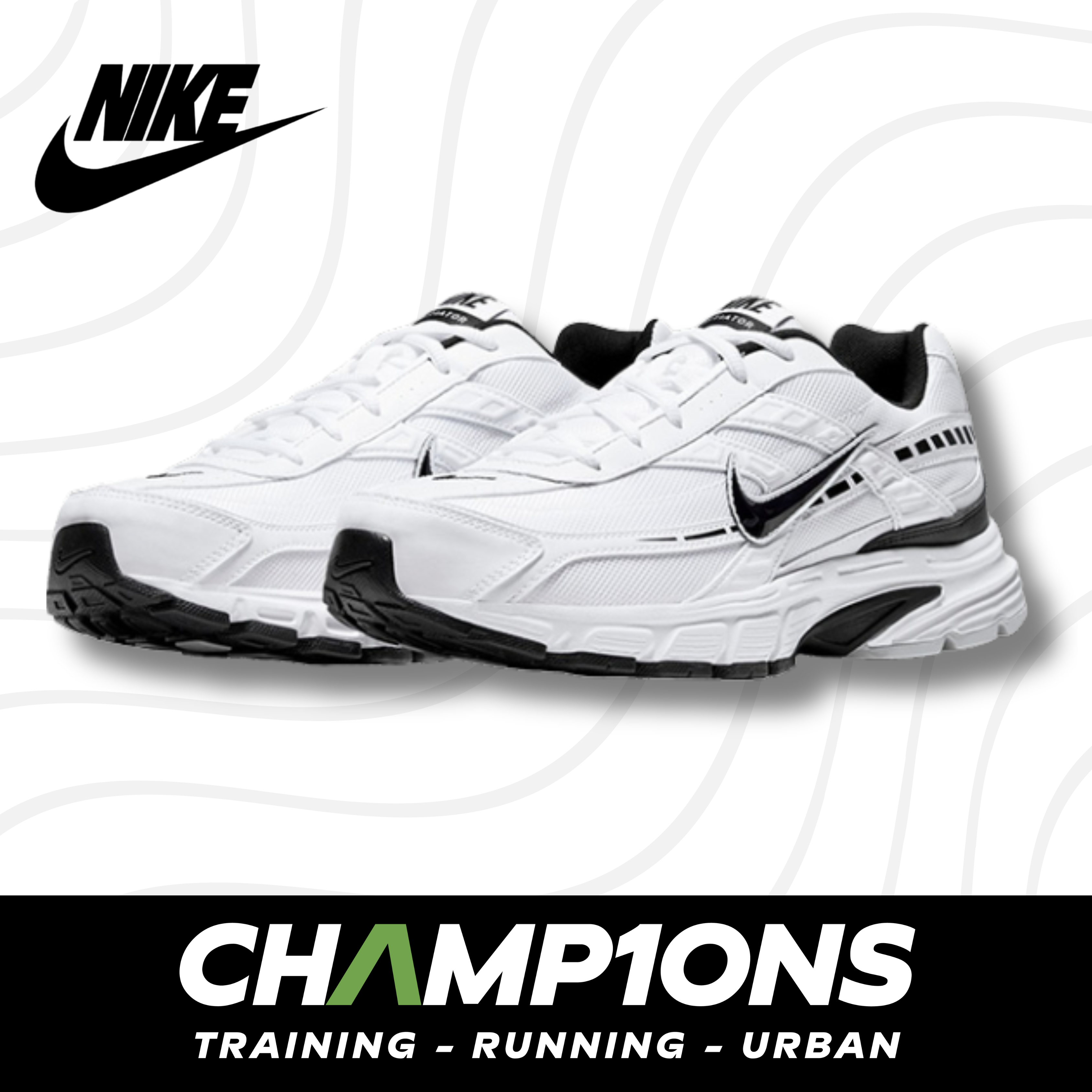 Tenis Nike Urbanos Blanco / Negro Caballero 394055100