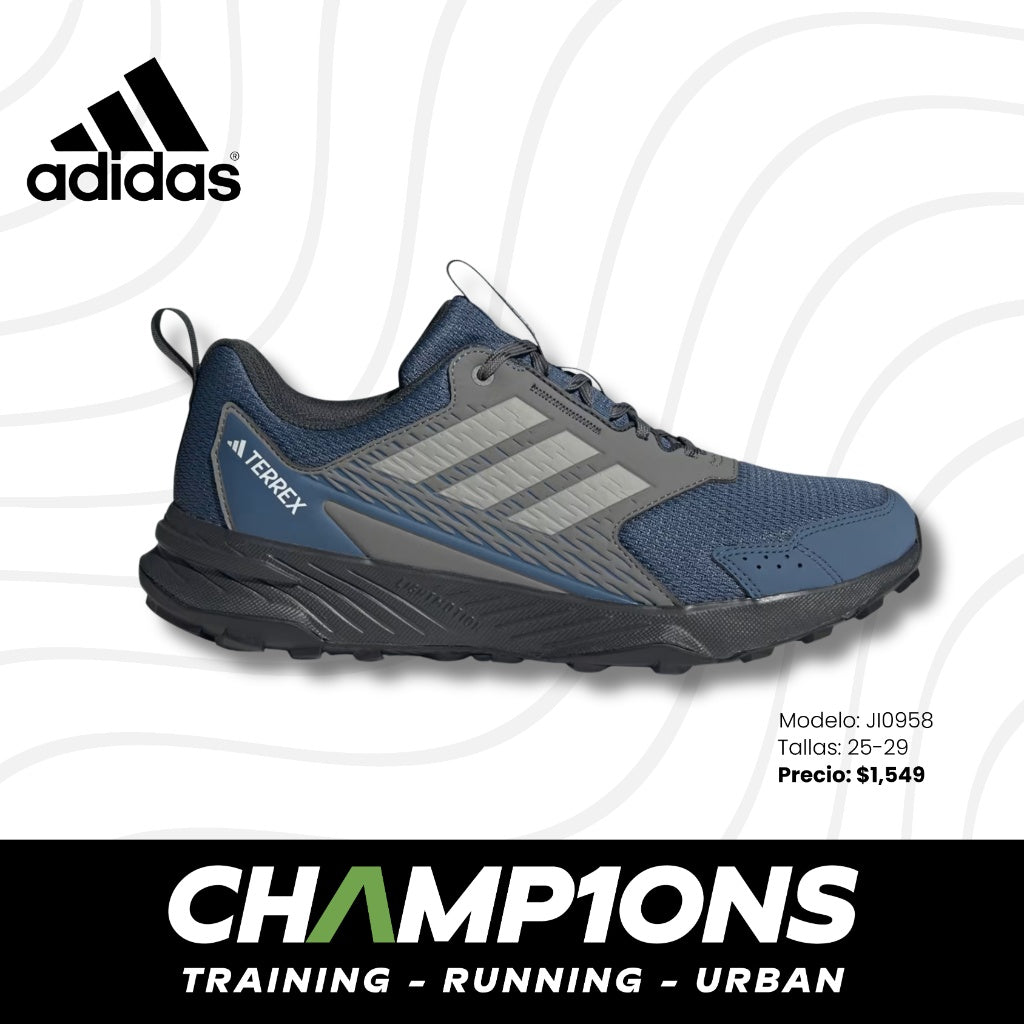 Tenis Adidas de Running Azul / Gris Caballero  | Champ10ns