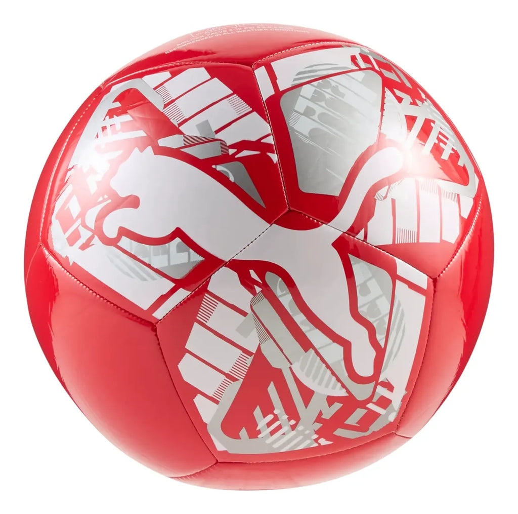 Balón de Fútbol PUMA Rojo Blanco 8493701 | Champ10ns