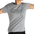 Playera Casual PUMA Gris para Dama 52589303 | Champ10ns