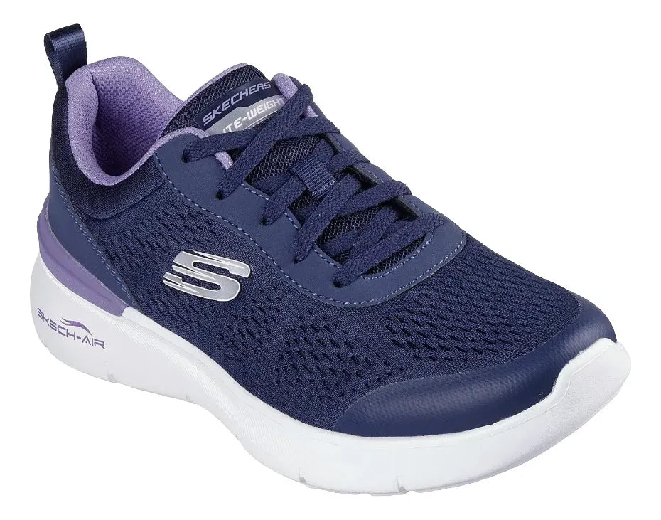Tenis Skechers Marino Lavanda Dama 150370 | Champ10ns