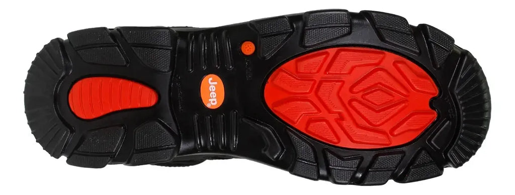 Botas de Uso Rudo JEEP Negro con Naranja JE800 | Champ10ns
