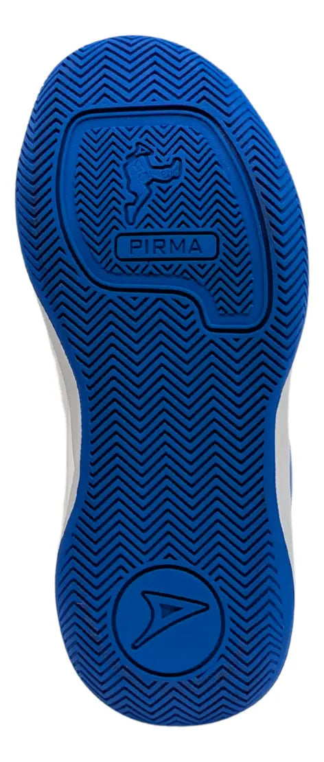 Tenis de Básquetbol PIRMA Preescolar Blanco Azul 2013 | Champ10ns