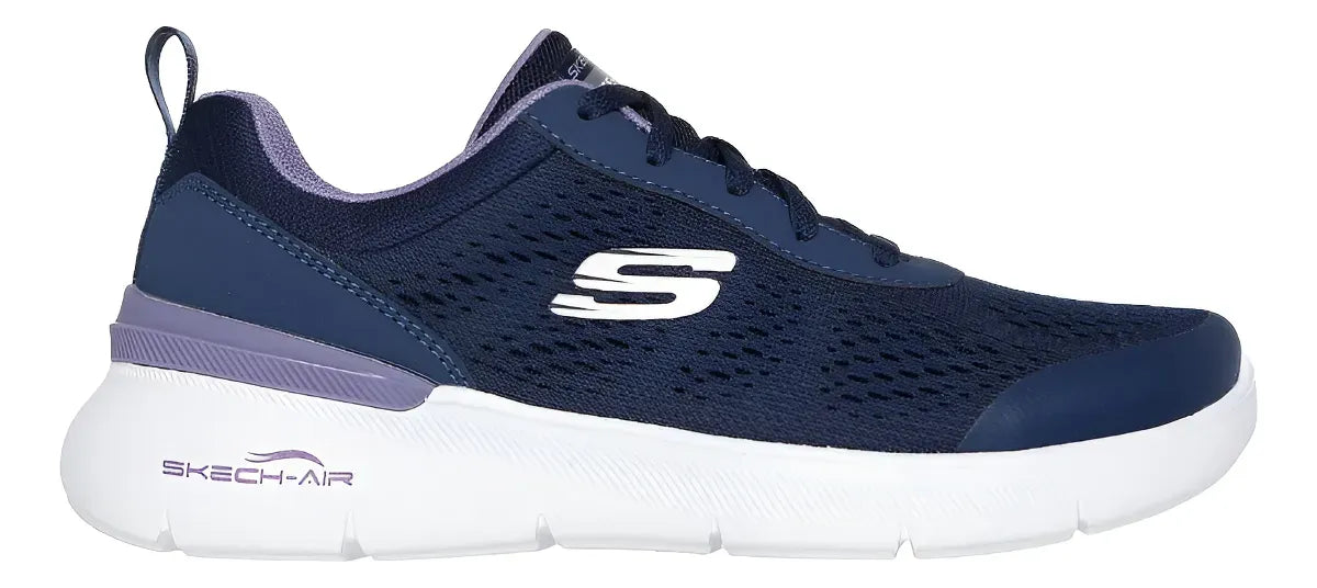 Tenis Skechers Marino Lavanda Dama 150370 | Champ10ns