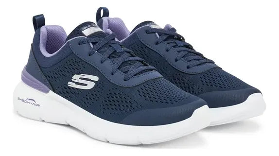 Tenis Skechers Marino Lavanda Dama 150370 | Champ10ns