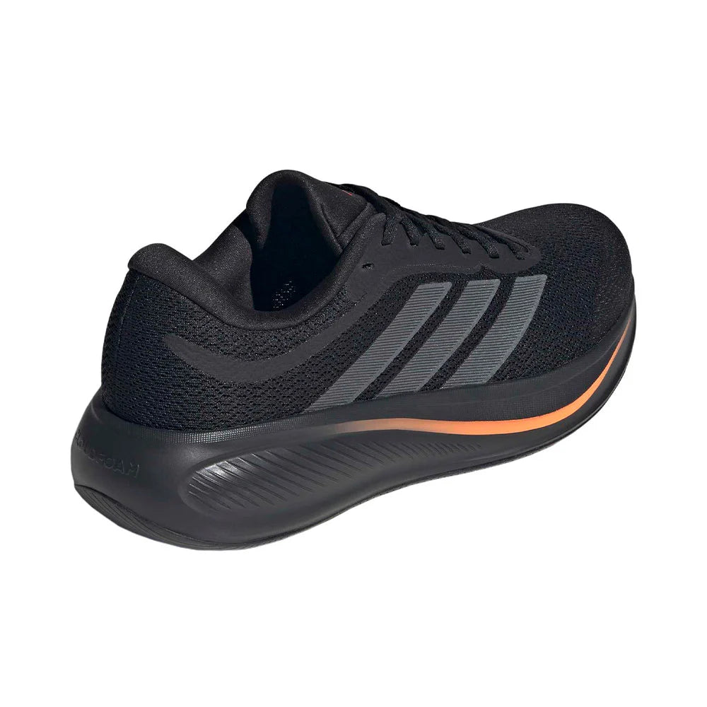 Tenis Adidas Negro/Naranja Running Caballero KJ1745