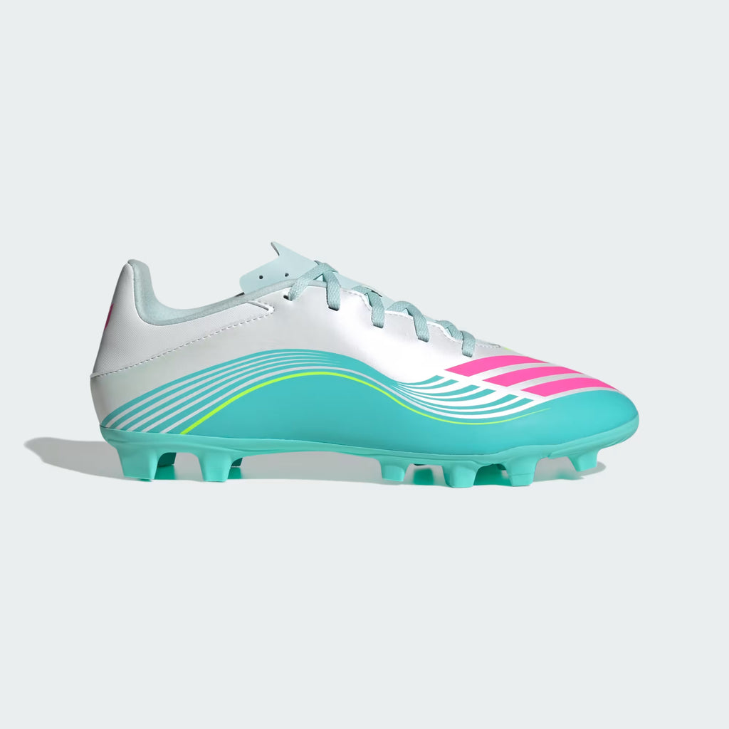 Tenis de Fútbol ADIDAS Blanco con Turquesa JQ0946 | Champ10ns