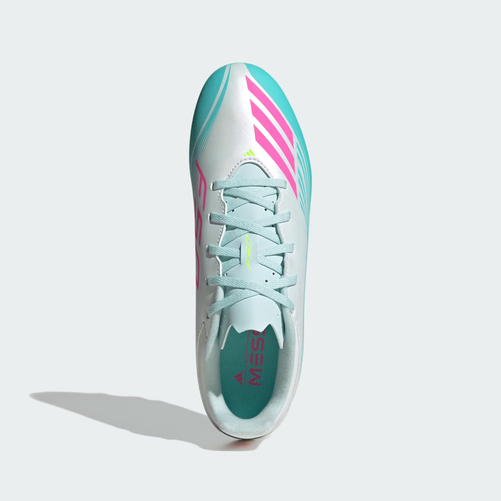 Tenis de Fútbol ADIDAS Blanco con Turquesa JQ0946 | Champ10ns
