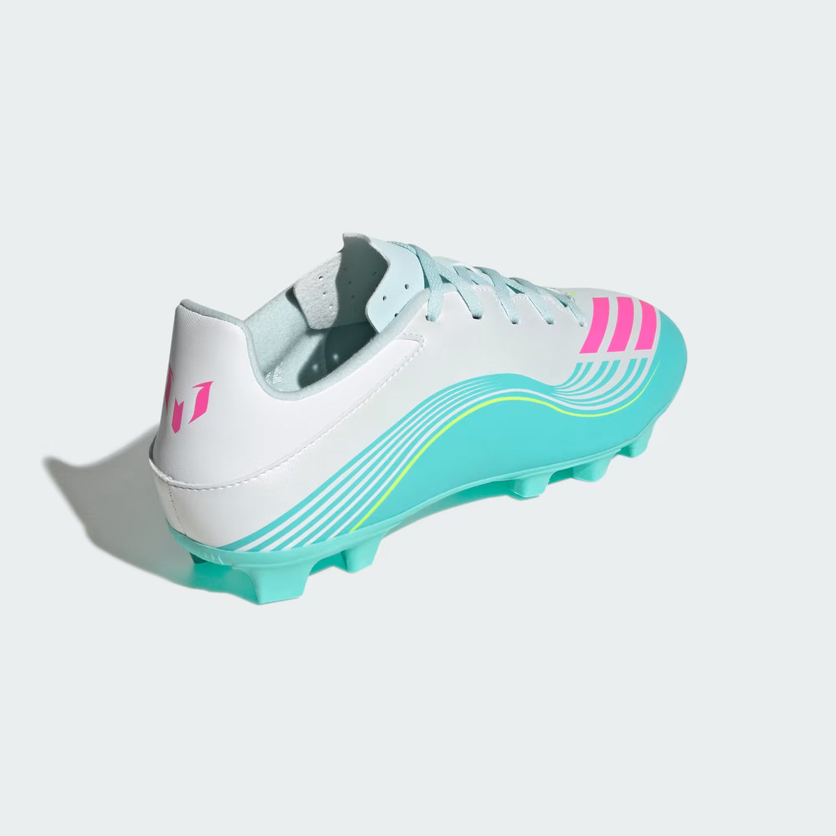 Tenis de Fútbol ADIDAS Blanco con Turquesa JQ0946 | Champ10ns