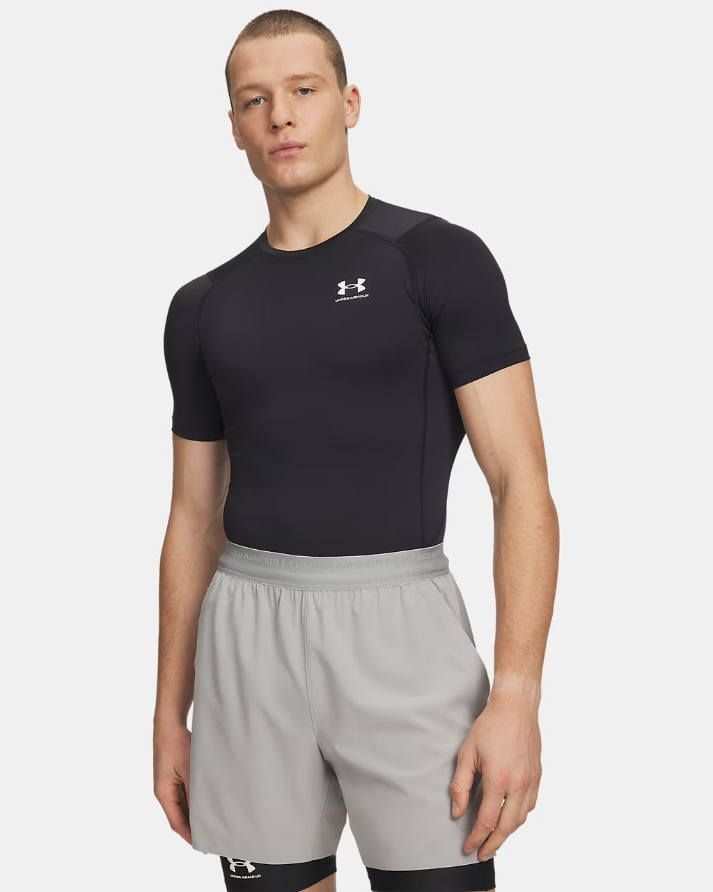 Playera Deportiva Under Armour Negra para Caballero 1361518001 | Champ10ns